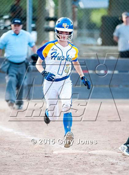 Thumbnail 2 in Rocklin vs Sutter (Stephanie LeDoux Tournament) photogallery.