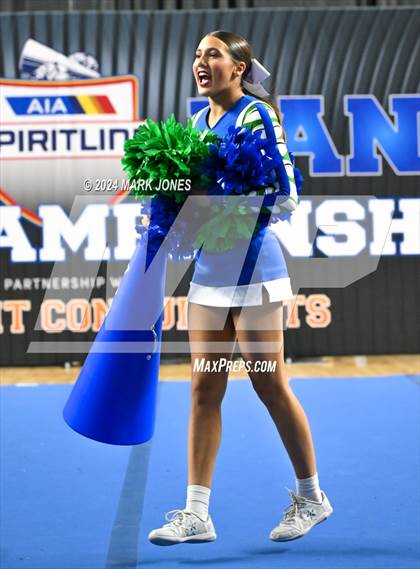 Thumbnail 2 in Xavier College Prep - Cheer Game Day Championships (AIA Division I) photogallery.