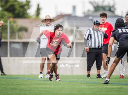 Thumbnail 3 in Servite VS Cathedral Catholic (Battle at the Beach 7on7) photogallery.