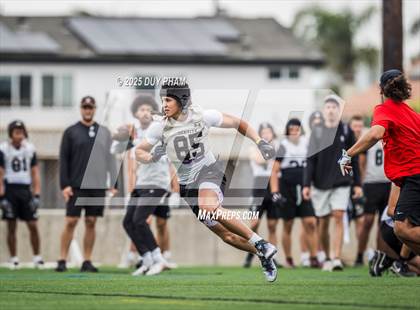 Thumbnail 2 in Servite VS Cathedral Catholic (Battle at the Beach 7on7) photogallery.