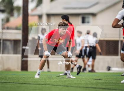 Thumbnail 3 in Servite VS Cathedral Catholic (Battle at the Beach 7on7) photogallery.