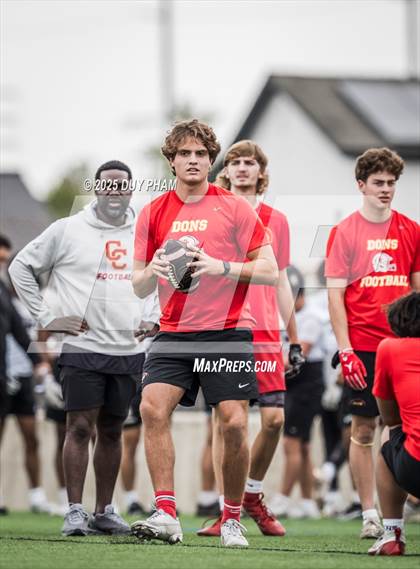 Thumbnail 3 in Servite VS Cathedral Catholic (Battle at the Beach 7on7) photogallery.