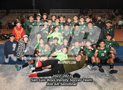 Thumbnail 3 in Brophy College Prep vs. San Luis (AIA 6A Semifinal) photogallery.