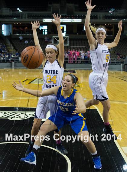 Thumbnail 2 in Newport Central Catholic vs Notre Dame Academy (KHSAA 9th Region Final) photogallery.