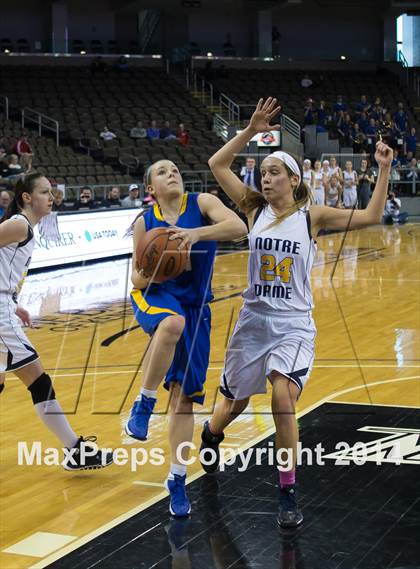 Thumbnail 2 in Newport Central Catholic vs Notre Dame Academy (KHSAA 9th Region Final) photogallery.