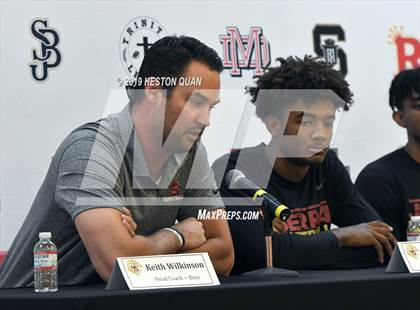 Thumbnail 1 in Trinity League Media Day - JSerra Catholic photogallery.