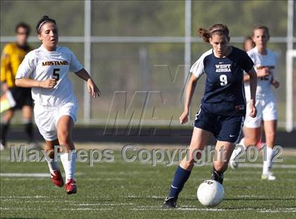 Thumbnail 3 in Aurora West @ Metea Valley (IHSA Semi-Regional-Playoff) photogallery.