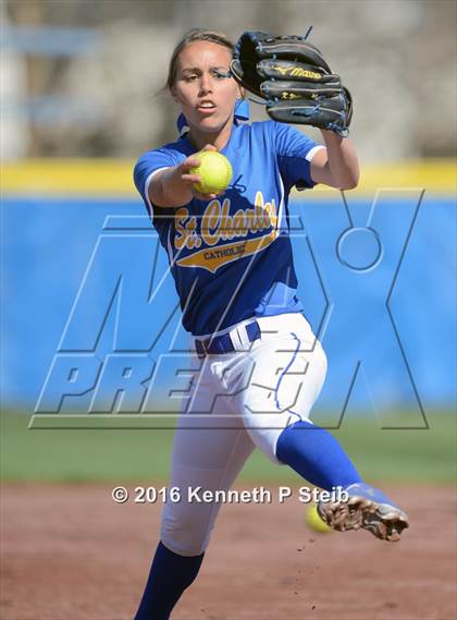 Thumbnail 1 in St. Mary's Dominican @ St. Charles Catholic (SCC Tournament) photogallery.