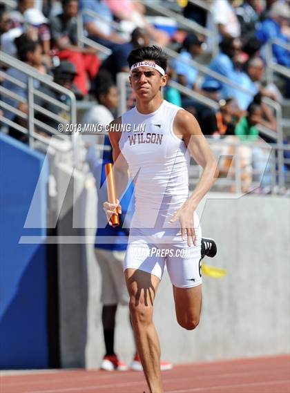 Thumbnail 2 in CIF SS Track & Field Masters Meet (Boys 4x400 Meter Relay) photogallery.