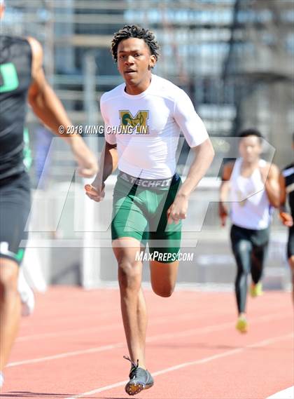 Thumbnail 2 in CIF SS Track & Field Masters Meet (Boys 4x400 Meter Relay) photogallery.