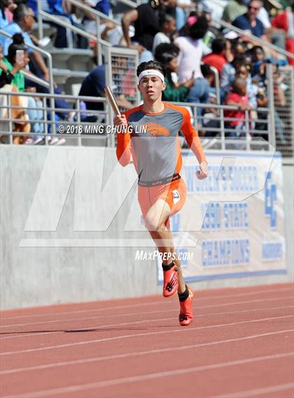 Thumbnail 2 in CIF SS Track & Field Masters Meet (Boys 4x400 Meter Relay) photogallery.