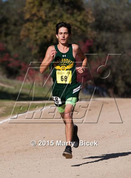 Thumbnail 3 in CIF State Cross Country Championships (D5 Boys Race) photogallery.