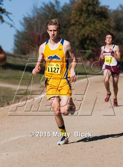 Thumbnail 3 in CIF State Cross Country Championships (D5 Boys Race) photogallery.
