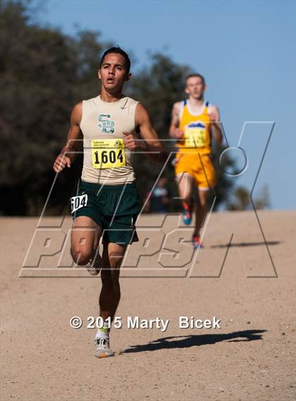 Thumbnail 1 in CIF State Cross Country Championships (D5 Boys Race) photogallery.