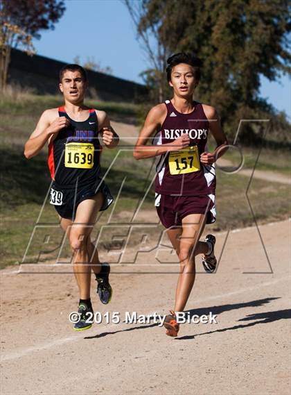 Thumbnail 2 in CIF State Cross Country Championships (D5 Boys Race) photogallery.