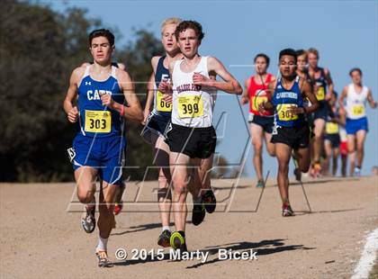 Thumbnail 1 in CIF State Cross Country Championships (D5 Boys Race) photogallery.