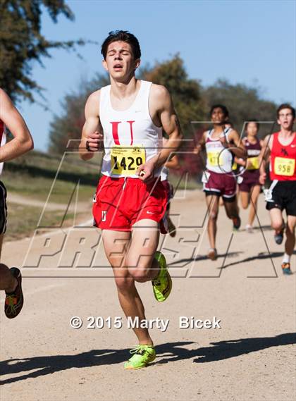 Thumbnail 1 in CIF State Cross Country Championships (D5 Boys Race) photogallery.