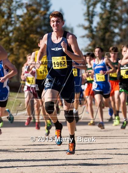 Thumbnail 2 in CIF State Cross Country Championships (D5 Boys Race) photogallery.