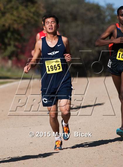 Thumbnail 2 in CIF State Cross Country Championships (D5 Boys Race) photogallery.