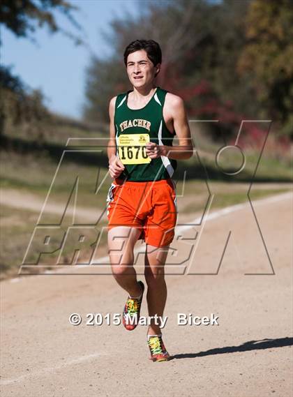 Thumbnail 2 in CIF State Cross Country Championships (D5 Boys Race) photogallery.