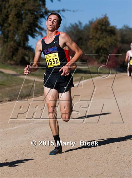 Thumbnail 1 in CIF State Cross Country Championships (D5 Boys Race) photogallery.