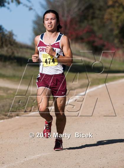 Thumbnail 3 in CIF State Cross Country Championships (D5 Boys Race) photogallery.