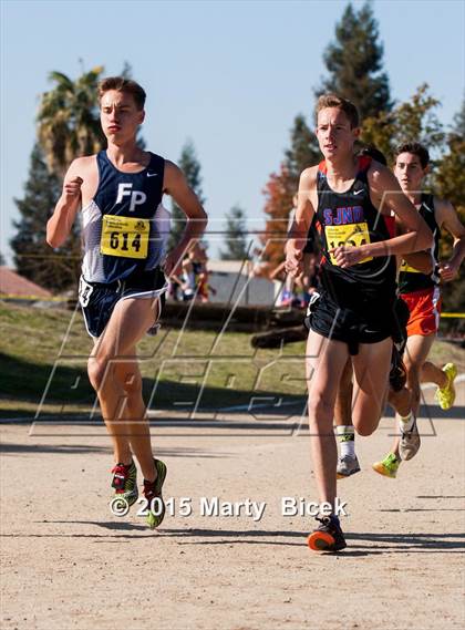 Thumbnail 3 in CIF State Cross Country Championships (D5 Boys Race) photogallery.