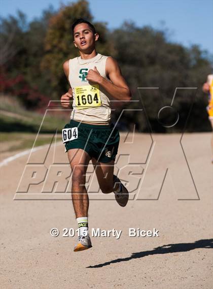 Thumbnail 2 in CIF State Cross Country Championships (D5 Boys Race) photogallery.