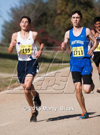 Thumbnail 2 in CIF State Cross Country Championships (D5 Boys Race) photogallery.