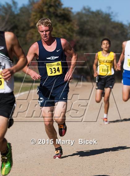 Thumbnail 1 in CIF State Cross Country Championships (D5 Boys Race) photogallery.