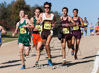 Thumbnail 3 in CIF State Cross Country Championships (D5 Boys Race) photogallery.