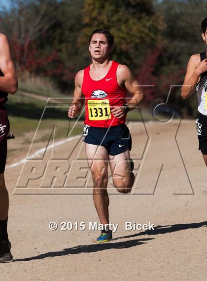 Thumbnail 2 in CIF State Cross Country Championships (D5 Boys Race) photogallery.