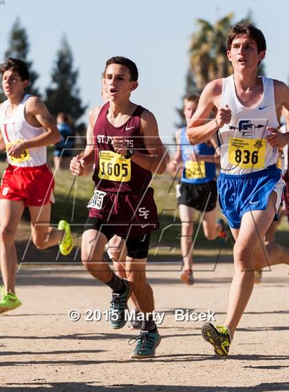 Thumbnail 2 in CIF State Cross Country Championships (D5 Boys Race) photogallery.