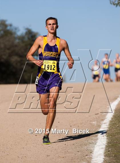 Thumbnail 1 in CIF State Cross Country Championships (D5 Boys Race) photogallery.
