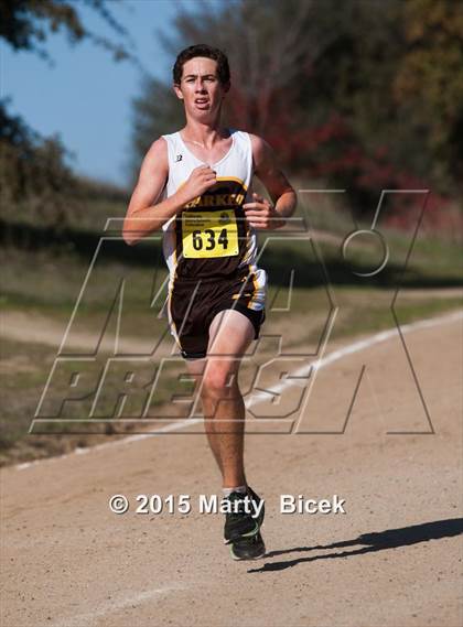 Thumbnail 3 in CIF State Cross Country Championships (D5 Boys Race) photogallery.