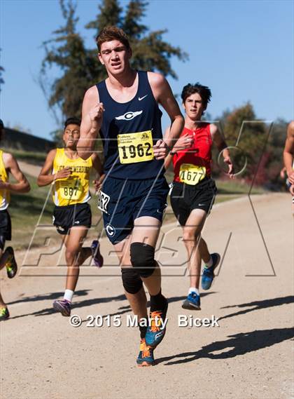 Thumbnail 3 in CIF State Cross Country Championships (D5 Boys Race) photogallery.