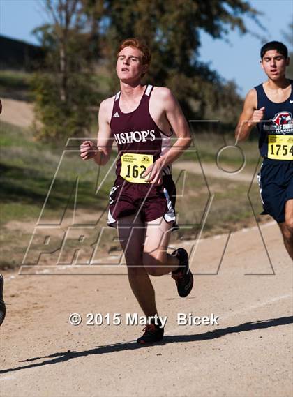 Thumbnail 2 in CIF State Cross Country Championships (D5 Boys Race) photogallery.