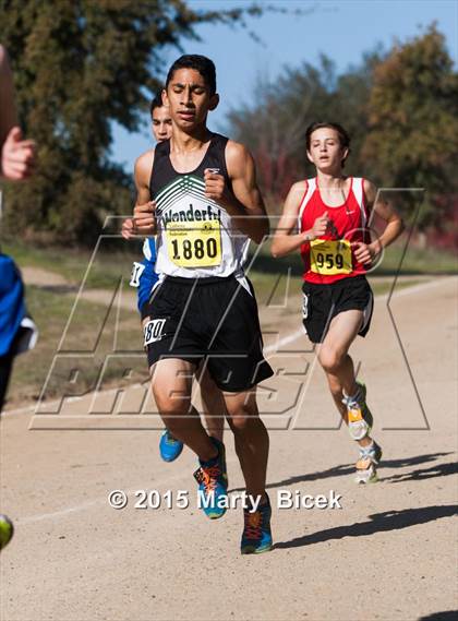 Thumbnail 2 in CIF State Cross Country Championships (D5 Boys Race) photogallery.