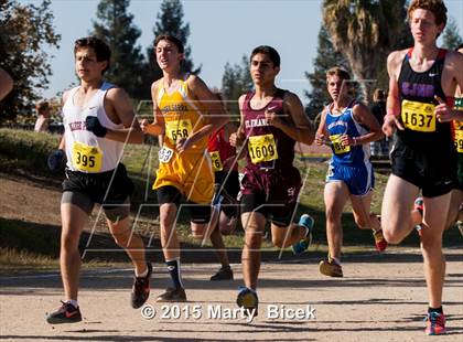 Thumbnail 1 in CIF State Cross Country Championships (D5 Boys Race) photogallery.