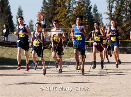 Thumbnail 2 in CIF State Cross Country Championships (D5 Boys Race) photogallery.