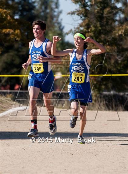 Thumbnail 3 in CIF State Cross Country Championships (D5 Boys Race) photogallery.