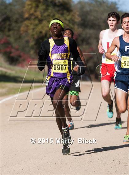 Thumbnail 1 in CIF State Cross Country Championships (D5 Boys Race) photogallery.