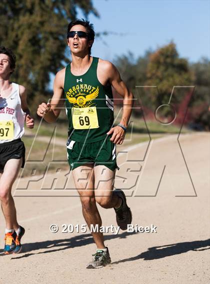 Thumbnail 1 in CIF State Cross Country Championships (D5 Boys Race) photogallery.