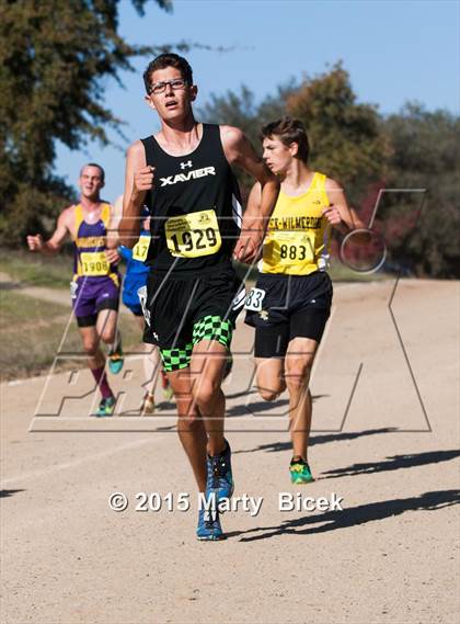 Thumbnail 2 in CIF State Cross Country Championships (D5 Boys Race) photogallery.