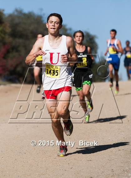 Thumbnail 1 in CIF State Cross Country Championships (D5 Boys Race) photogallery.