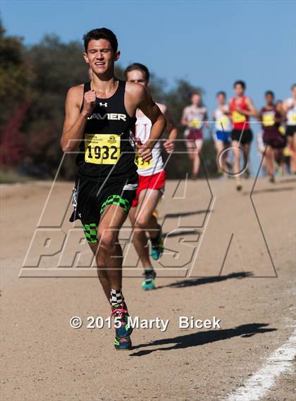 Thumbnail 3 in CIF State Cross Country Championships (D5 Boys Race) photogallery.