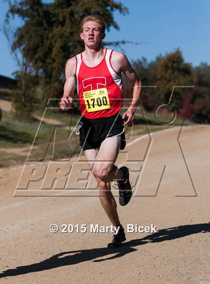 Thumbnail 3 in CIF State Cross Country Championships (D5 Boys Race) photogallery.