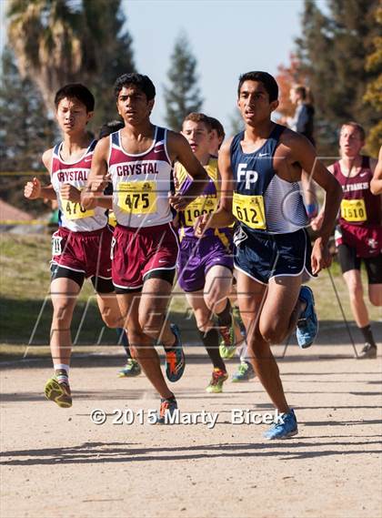 Thumbnail 3 in CIF State Cross Country Championships (D5 Boys Race) photogallery.