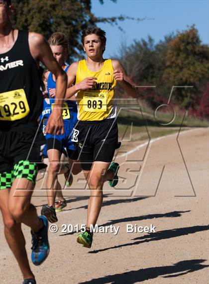 Thumbnail 3 in CIF State Cross Country Championships (D5 Boys Race) photogallery.