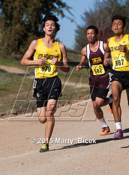 Thumbnail 2 in CIF State Cross Country Championships (D5 Boys Race) photogallery.